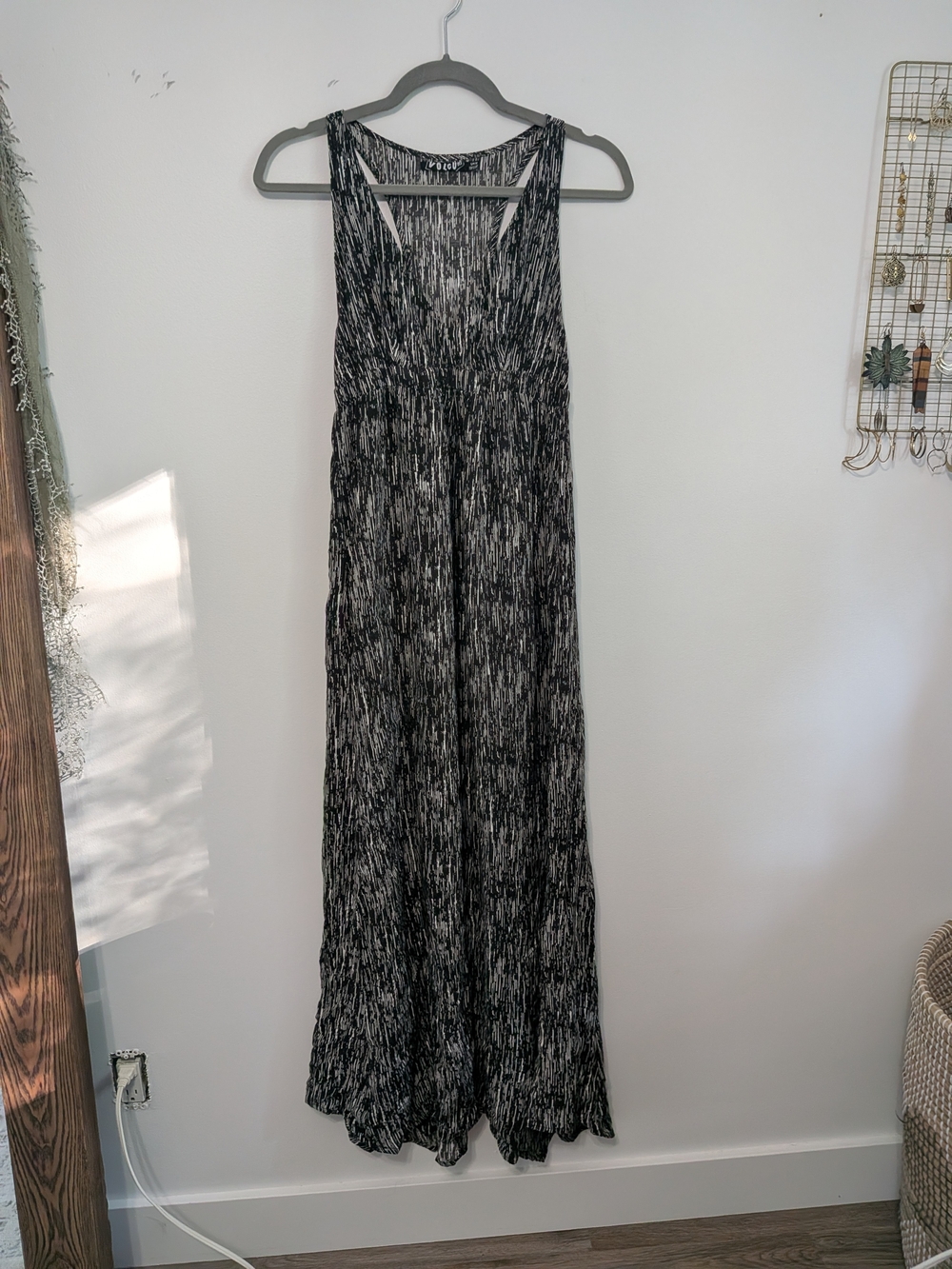 Volcom Black and White Maxi Dress
